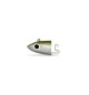 Black minnow BM002 BM3 2x Heads Offshore - 25g - Khaki testina piombata