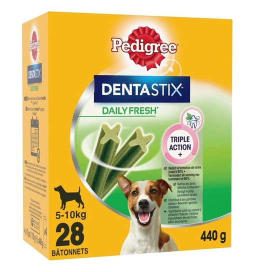Dentastix daily fresh small 5/10 kg 28 pezzi gr 110