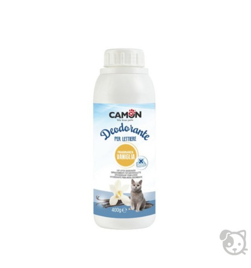 Deodorante per Lettiera Fragranza vaniglia camon 400 gr