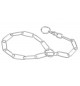 Collare strangolo maglia larga con girella 4x800 mm camon
