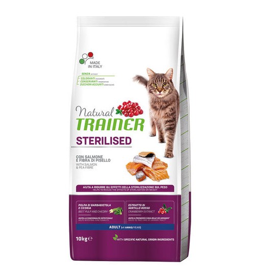 Natural Trainer sterilizzato salmone da 3 kg