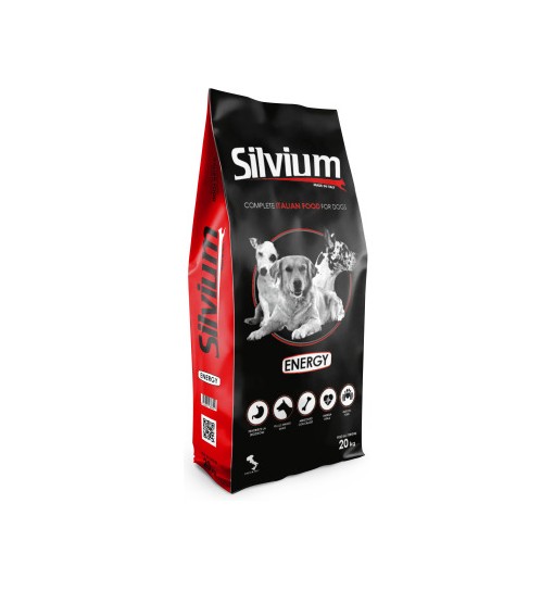 Silvium energy 20 kg mangime per cani alta energia
