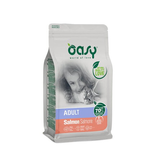 Oasy gatto sterilizzato salmone 1,5 kg