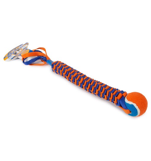 Tiramorsi Bite toys twist con palla da tennis 35 cm con maniglia farm company