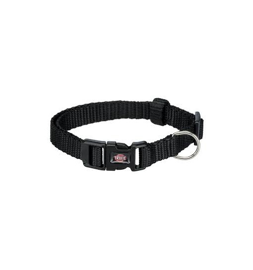Collare cane Premium Trixie Nero S-M 30-45cm/15mm
