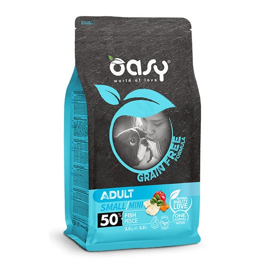OasyAdult mini pesce grain free 2,5 kg