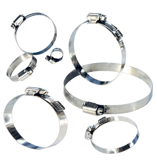 Fascietta acciaio inox 12x22 larghezza banda 8 mm