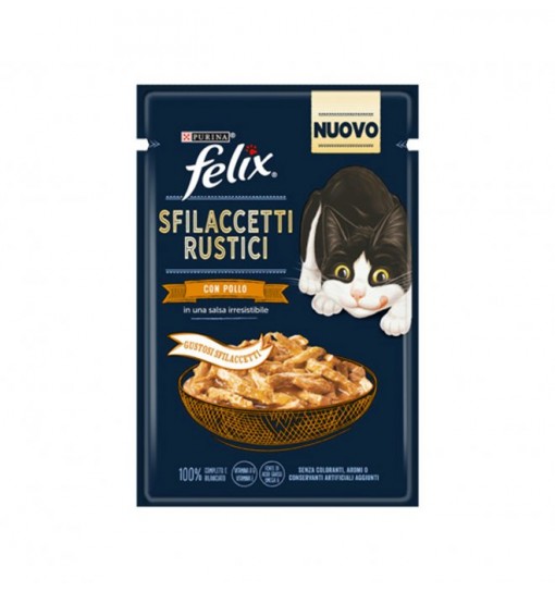 Felix Sfilaccetti rustici in salsa con pollo 80 gr