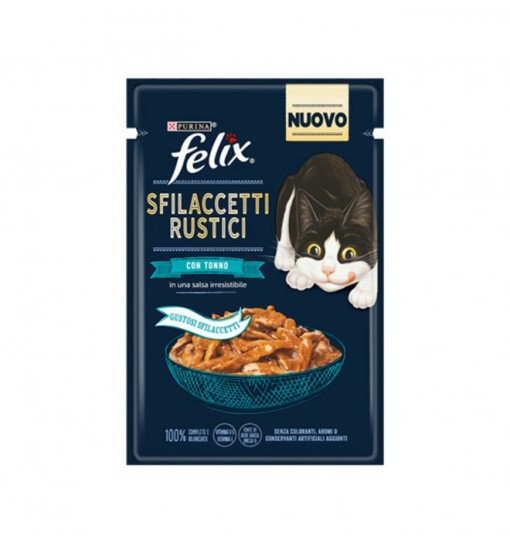 Felix Sfilaccetti rustici in salsa con Tonno 80 gr
