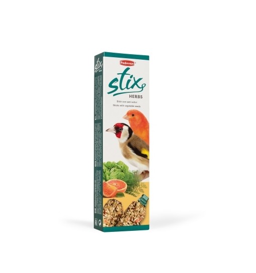Stick per uccelli erbs con semi ortivi 80 gr padovan