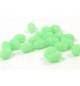 Palline ovali morbide fluorescenti mis 8x10 mm 100 pz