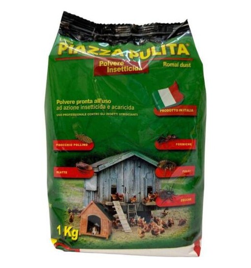 Romal dust Polvere Insetticida Piazza Pulita 1 kg