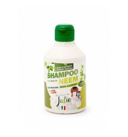 Shampoo con olio di neem jiulie per cani e gatti 300 g ueber