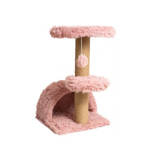Tiragraffi Mimosa Fluffy 53x39x67 cm farm company colore pesca
