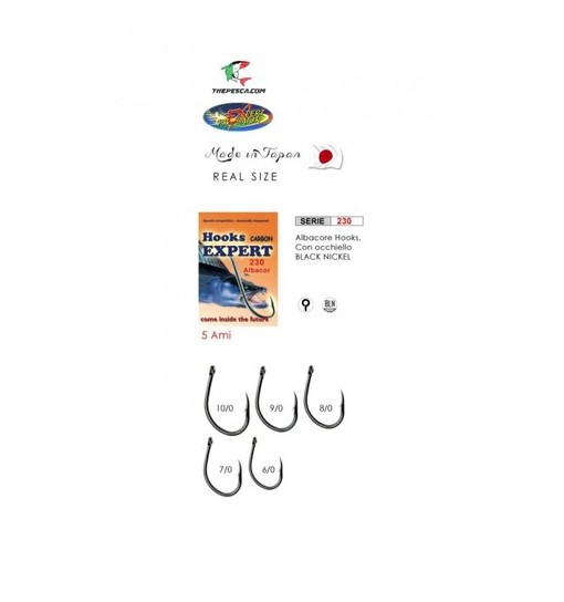 Amo Albacore Hooks Expert 230BLN 6/0 pezzi 5