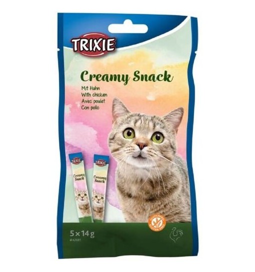Creamy Snack per gatti gusto gamberetti 5x14 gr Trixie