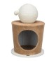 Tiragraffi per gatti Nicchia relax con palla 36x5