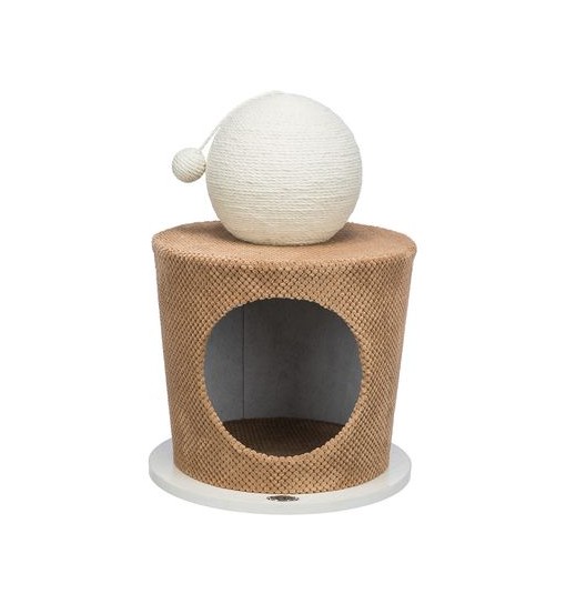 Tiragraffi per gatti Nicchia relax con palla 36x5