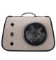 Borsa Trasportino semi rigida color sabbia cm 40x28x26 also