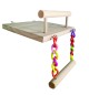 Gioco per pappagalli Palestrina con altalena cm 13x14