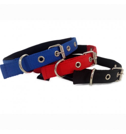 COLLARE NYLON DOPPIO LUX NEOPRENE cm 4 x 75