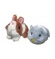Giochi topini e coniglietti tremolini in peluche