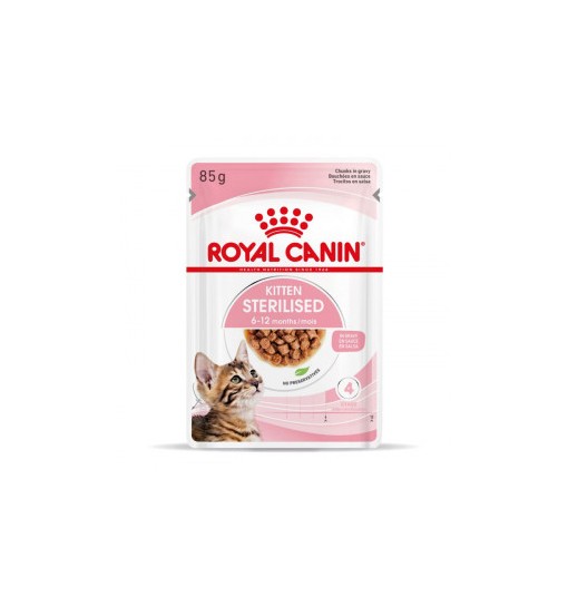 Royal Canin Kitten sterilizzato in salsa 85 gr