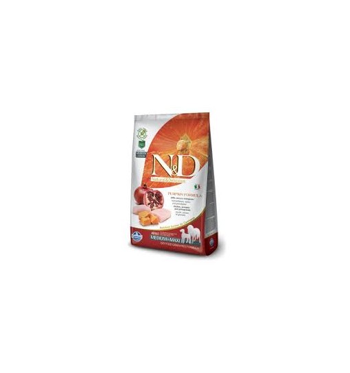ADULT MEDIUM MAXI Pumpkin pollo, zucca e melograno 2,5KG