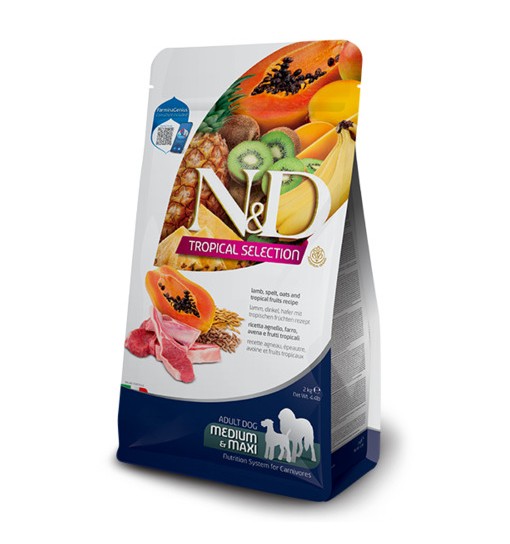N&D Tropical cane Agnello Adult Medium/Maxi 2 kg