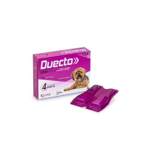 Antiparassitario Duecto cane 1,5/4 kg 4 fiale Candioli