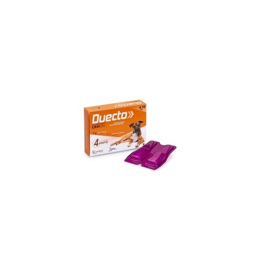 Antiparassitario Duecto cane 4/10kg 4 fiale Candioli