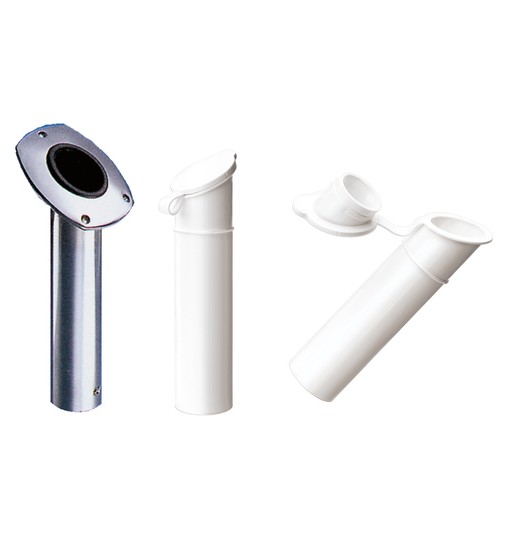 PORTACANNA AD INCASSO INOX AISI 316