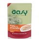 Oasy world of love umido gatto in bustine da 70 gr Pollo con prosciutto