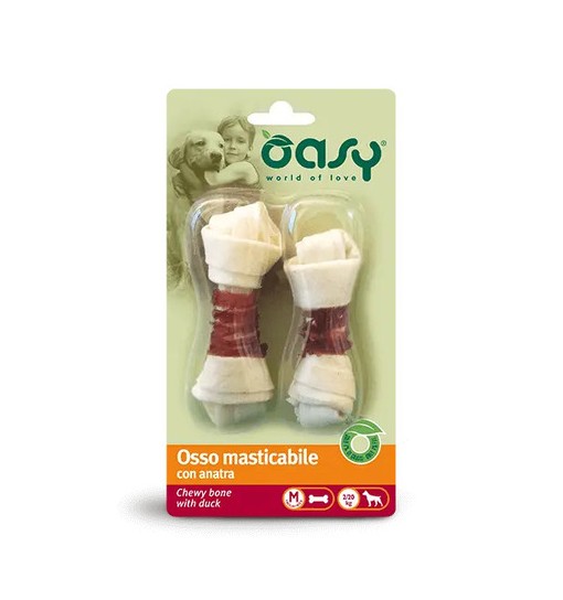 Osso masticabile con Anatra Oasy Misura M 2 Pz 54 gr