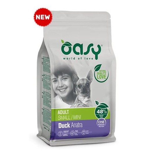 Oasy Cane Adult Anatra small mini Monoproteico 2,5 kg