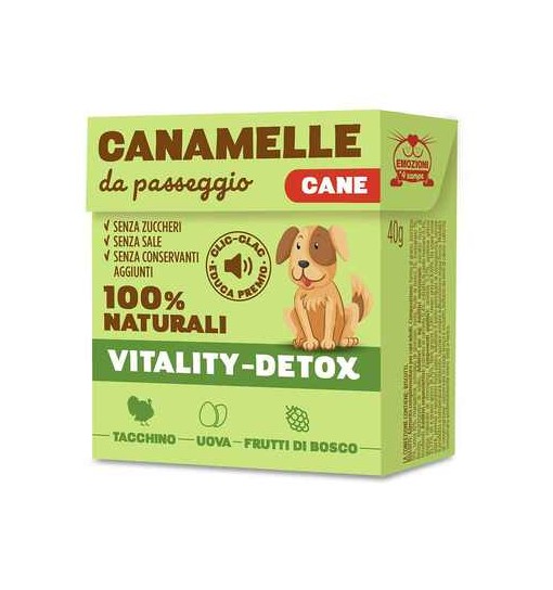 Canamelle cane da passeggio Vitality Detox 40 gr