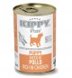 Scatolette per cane puppy Kippy Patè pollo 400 gr