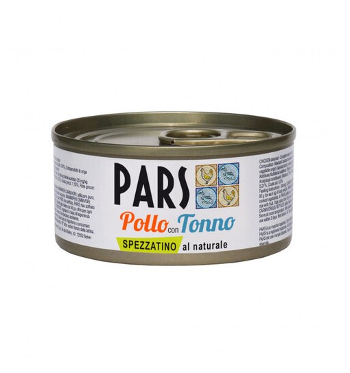 Pars scatoletta Spezzatino al Naturale Pollo con Tonno 70 gr