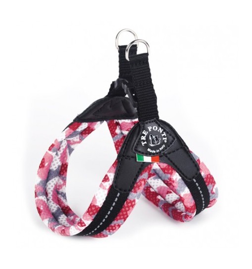 Pettorina rete con Tre Ponti Rosa Camouflage Mis 3,5