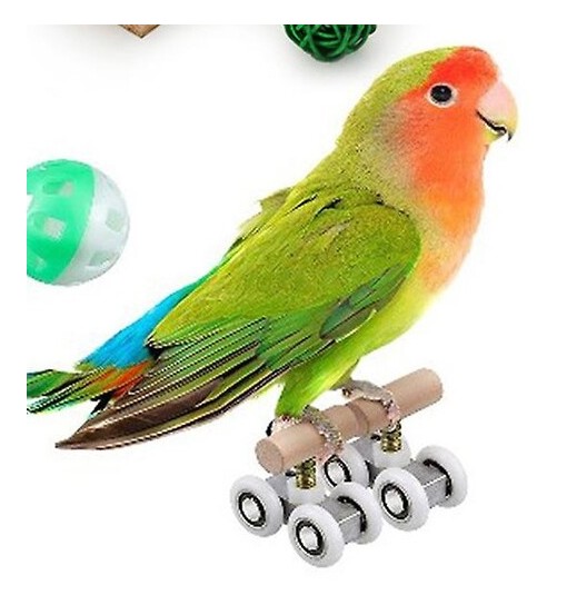 Gioco per pappagalli Bird mini roller Skates1 coppia di pattini