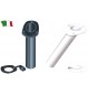 PORTACANNA AD INCASSO IN ABS BIANCO