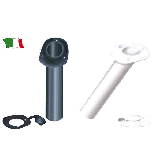 PORTACANNA AD INCASSO IN ABS BIANCO