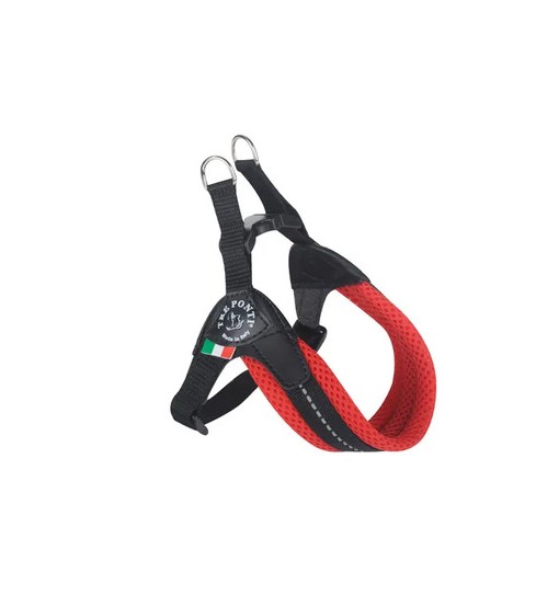Pettorina rete con sottopancia regolabile Tre Ponti Roso Mis 2