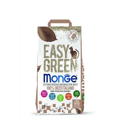 Lettiera per gatti vegetale naturale con Orzo monge 10 LT