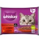 Whiskas Multipack bustine Bocconi in salsa manzo/pollo 4 x 85 gr