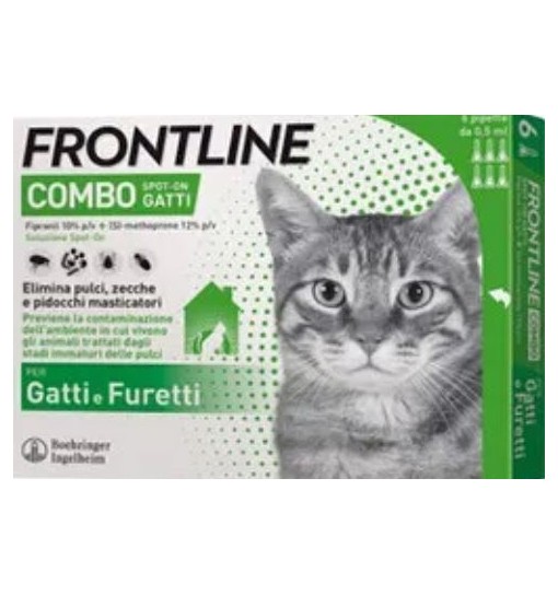 Frontline combo gatto 6 fiale da 0,5 ml