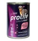 Scatolette Umido Prolife sensitive Grain Free Agnello e patate medium large 400 gr