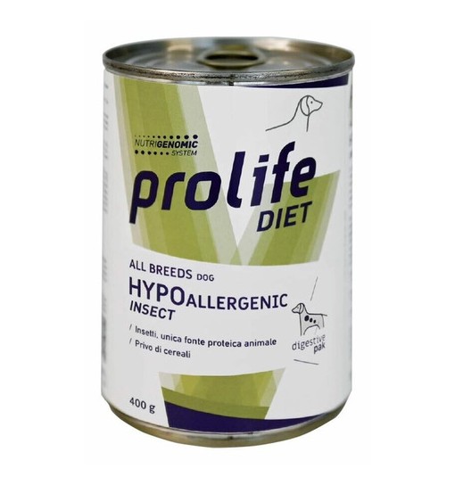 Prolife Diet Umido hypoallergenic insect cane 400 gr