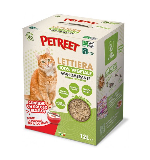 PETREET LETTIERA VEGETALE Naturale 12 L