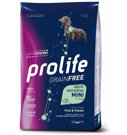 Prolife Grain free Sensitive Mini Pesce e patate 7 kg
